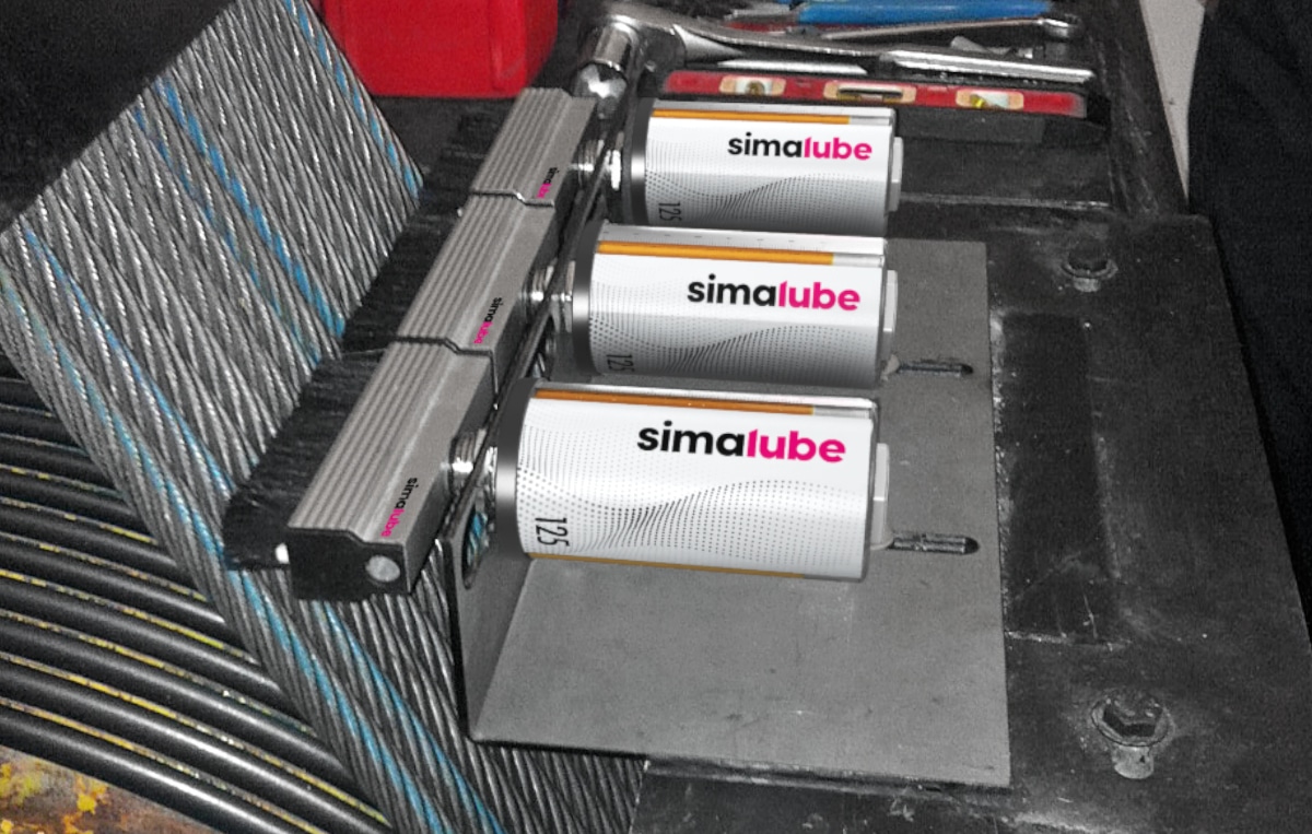 libegő kenése simalube automata kenőrendszerrel