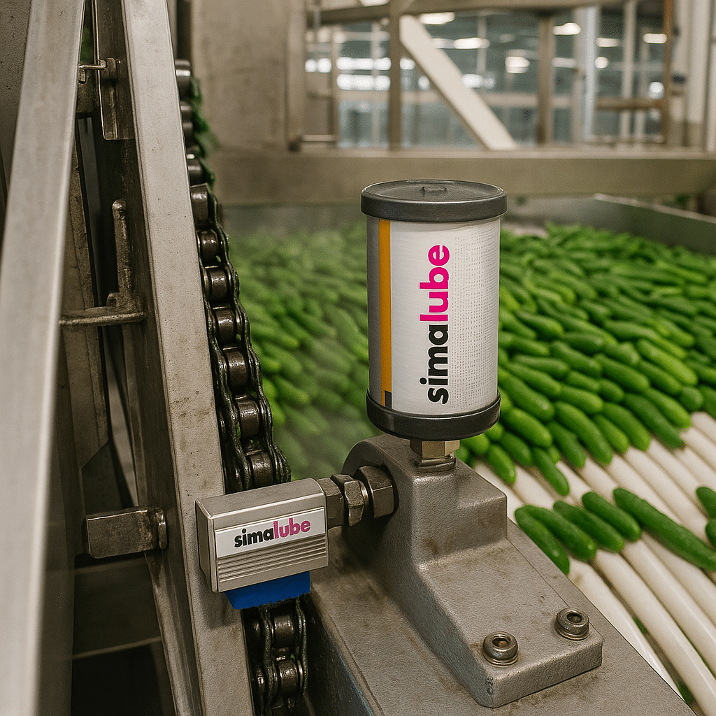 Simalube automata kenőrendszer élelmiszeripar