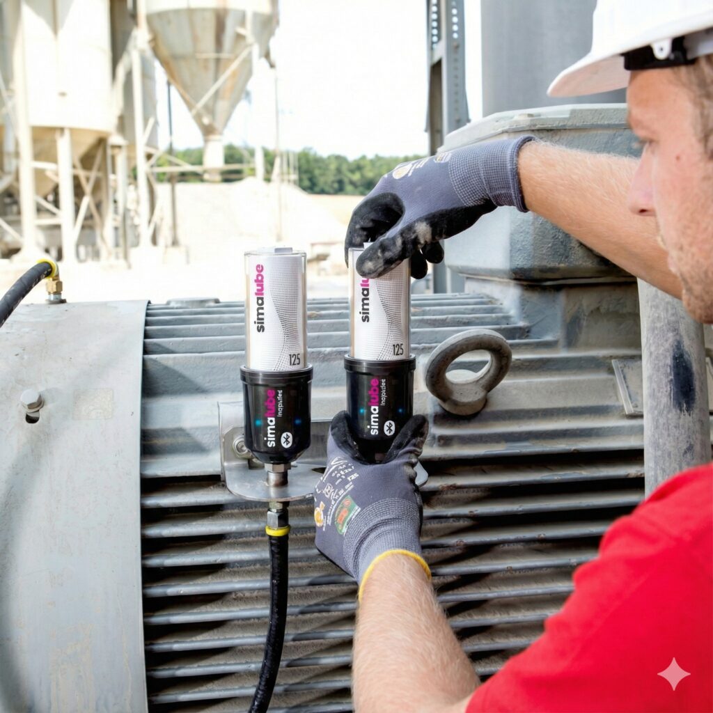 villanymotor karbantartás simalube